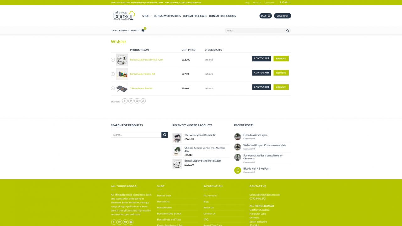 All Things Bonsai Website Designer IDEA DESIGN AGENCY 6