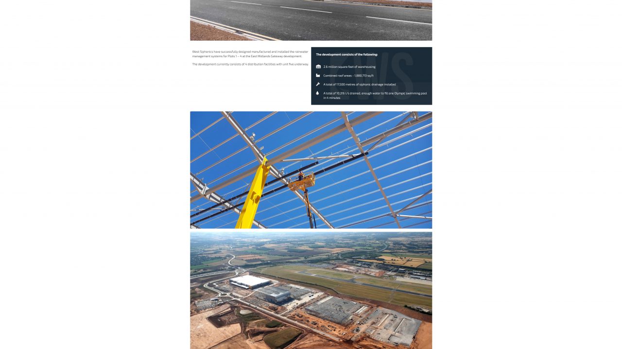 West Siphonics Website Design 6 Plot 2 Project Hive East Midlands Gateway West Siphonics Systems